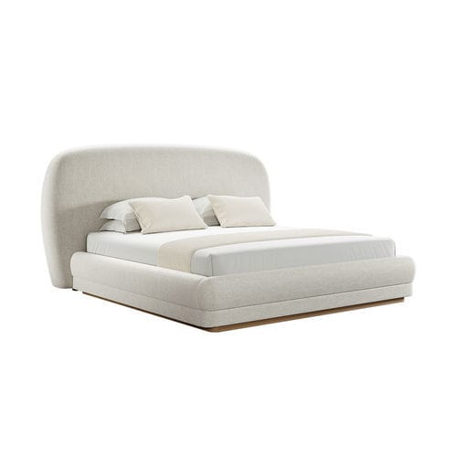 Bett / King Size - LUA 101 - Adriana Hoyos - modern / Polster / gepolstertes Kopfteil