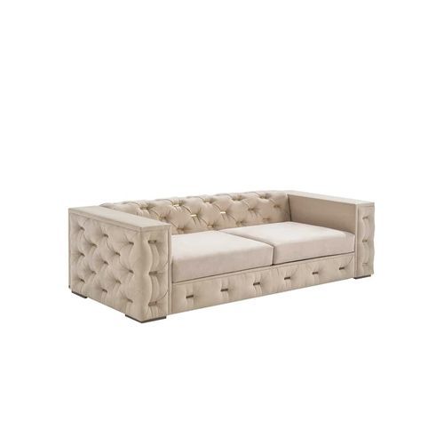 Modernes Sofa - CARAMELO QUILTED - Adriana Hoyos - Stoff / mit Armlehnen / gepolstert