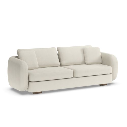 Modernes Sofa - GEM 210 - Adriana Hoyos - Stoff / mit Armlehnen / mit abnehmbarem Kissen