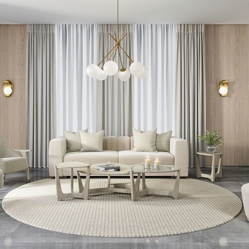 Modernes Sofa - RUMBA 200  - Adriana Hoyos - Stoff / mit Armlehnen / mit abnehmbarem Kissen