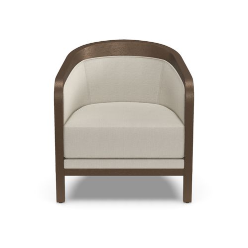 Moderner Sessel - GALAPAGOS 200 - Adriana Hoyos - Stoff / beige / Farbe anpassbar