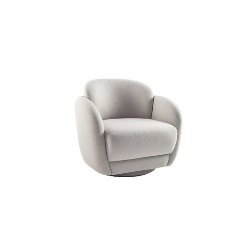 Moderner Sessel - GEM 121  - Adriana Hoyos - Stoff / ergonomisch / grau