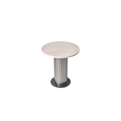 Beistelltisch / Art Deco - GEM 200 - Adriana Hoyos - Holz / Gestell aus Metall / rund