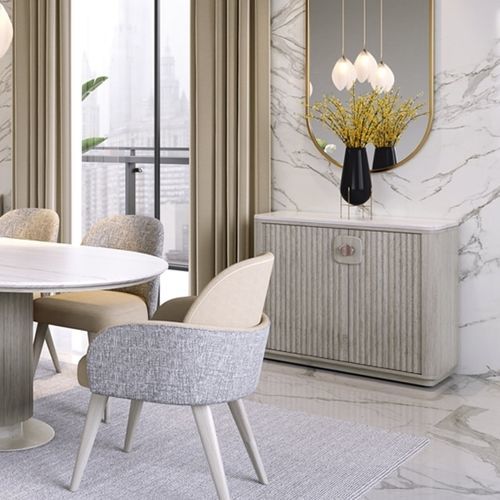 Modernes Sideboard - GEM BULL 101 - Adriana Hoyos - Holz / Marmor / Quarzit