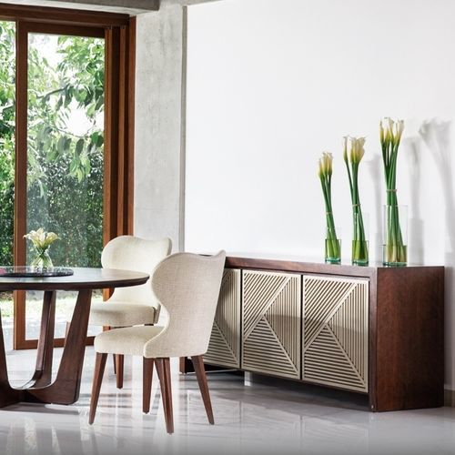 Modernes Sideboard - RUMBA 100 - Adriana Hoyos - Holz / doppelt