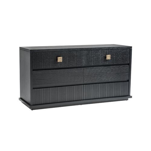 Moderne Kommode - RUMBA 100 - Adriana Hoyos - Holz / rechteckig / 6 Schubladen