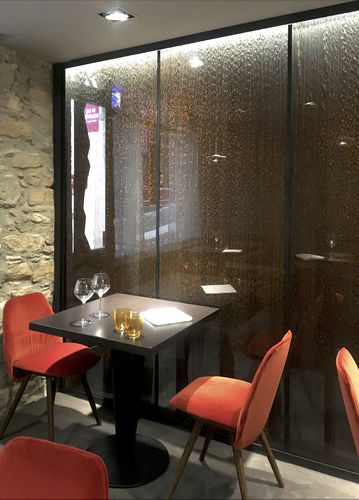 Dekorplatte für Wand - CASCADE BRONZE - B003 - DACRYL® - für Innenausbau / zur Außenraumgestaltung / für Tür
