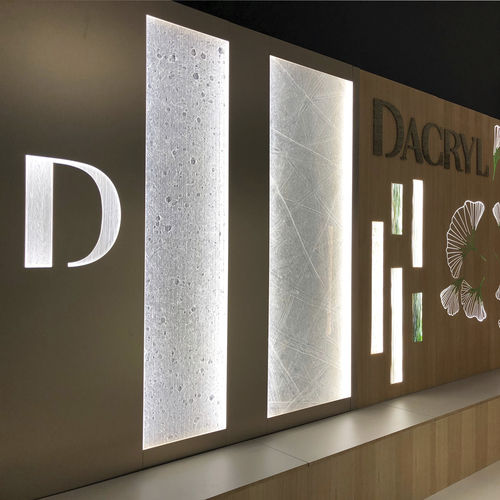 Verkleidungs-Dekorplatte - WASHI #4 - F025 - DACRYL® - Möbel / wandmontiert / für Innenausbau