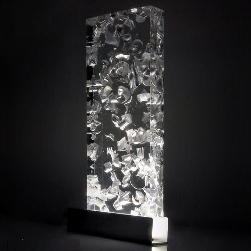 Verkleidungs-Dekorplatte - COPEAUX ALUMINIUM - E005 - DACRYL® - Möbel / wandmontiert / für Innenausbau
