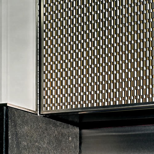 Metall-Befestigungssystem - PANEL - Cambridge Architectural Mesh - für Fassadenverkleidung / Außen