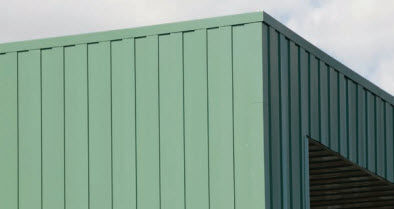 Paneel-Fassadenverkleidung - DESIGNER™ FLUTED - MBCI - Metall / glatt