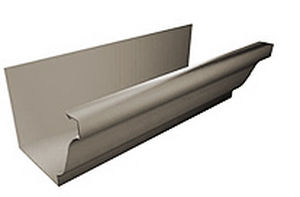 Kupferregenrinne - “K” OR “O/G” | 5" & 6" - Custom-Bilt Metals - Aluminium / quadratisch