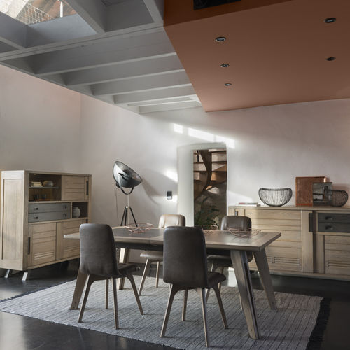 Moderner Tisch - ARTISANE - Artcopi - Holz / rechteckig