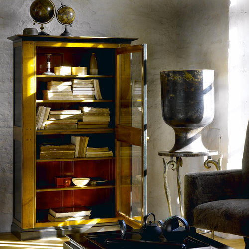 Klassisches Bücherregal - LES VARENNES - Artcopi - Holz / Glas / verglast