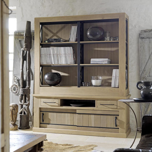 Modernes Bücherregal - ATELIER - Artcopi - Holz / Metall