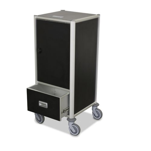 Reinigungswagen - HERMIA - ARIANEL - für Hotels / für Gesundheitseinrichtungen / anodisiertes Aluminium