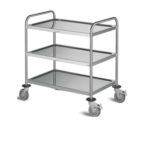 Service-Servierwagen - BARINGO - ARIANEL - für Gesundheitseinrichtungen / Edelstahl