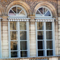 Geblasene Glasscheibe - COLONIAL SIMPLE  - Verrerie de Saint-Just - transparent / für Fenster