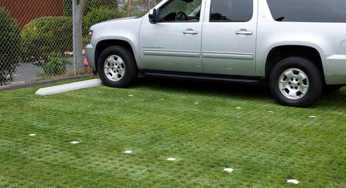 Rasenfliesen - PARKING - Soil Retention - für öffentliche Bereiche / befahrbarer