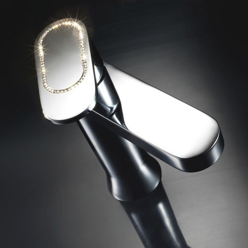 Einhebelmischer für Waschtisch - 69 002 CR - Griferías Maier - Aufsatz / Swarovski®-Kristall / für Badezimmer