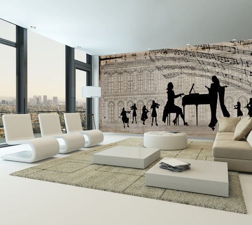 Klassische Tapete - D221 MOZART 1 - In Création - originelles Design / Motiv