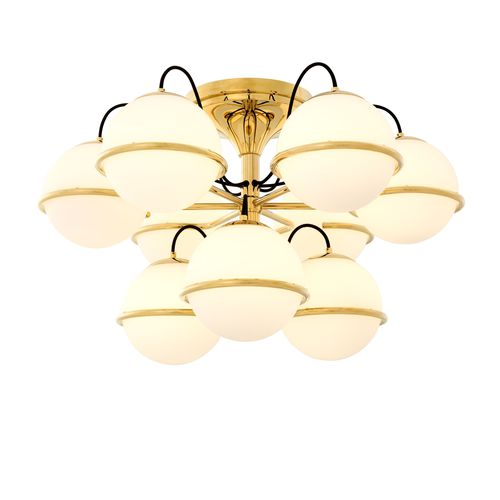 Moderne Deckenleuchte - NERANO - EICHHOLTZ - Glas / Metall / mit Glühlampe