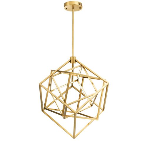 Kronleuchter / minimalistisches Design - FUSION - EICHHOLTZ - Messing / für Gewerbegebrauch / LED