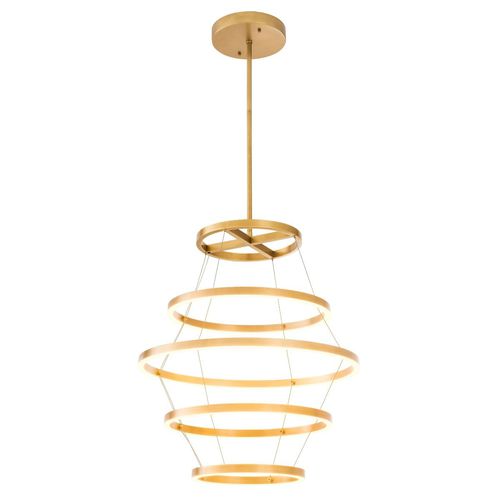 Moderner Kronleuchter - ELEMENTS - EICHHOLTZ - Messing / LED / handgefertigt