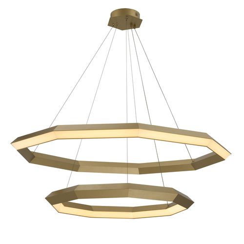 Moderner Kronleuchter - HELVETIA - EICHHOLTZ - Messing / LED / handgefertigt