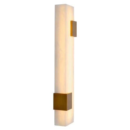 Moderne Wandleuchte - FURORE - EICHHOLTZ - für den Innenraum / Messing / Alabaster