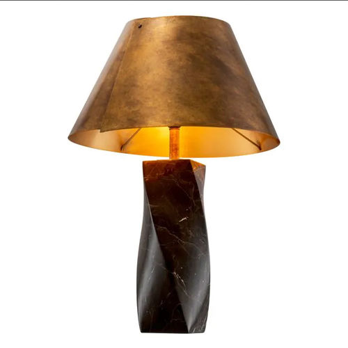 Tischlampe - CAMELIA - EICHHOLTZ - Metall / Messing / Marmor