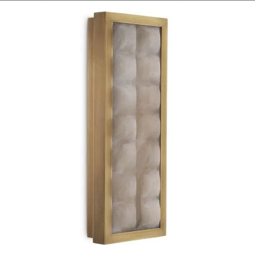 Moderne Wandleuchte - CABILDO - EICHHOLTZ - für den Innenraum / Messing / Alabaster