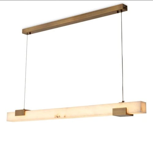 Hängelampe - FURORE - EICHHOLTZ - Messing / Alabaster / modern