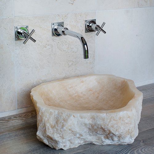 Aufsatzwaschbecken - MÉRIBEL  - SDA Decoration - Marmor / organisch / originelles Design