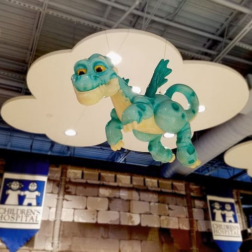 Hängende Skulptur - Soft Play LLC - für Spielplätze / mehrfarbig / Tier