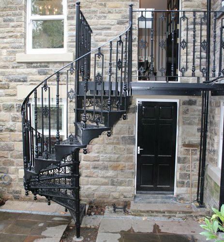 Wendeltreppe - VICTORIAN SPV6 - British Spirals & Castings - Metallstufen / mit Metallstruktur / traditionell