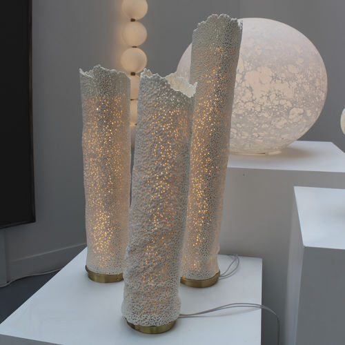 Tischlampe - CORAIL - Semeur d'étoiles - Messing / Porzellan / modern
