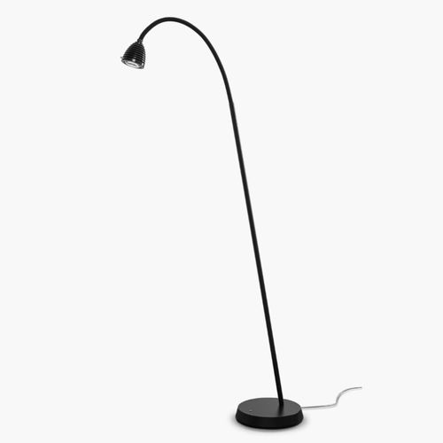 Aluminium-Lampe - Athene 3SL - less'n'more - bodenstehend / Glas / modern
