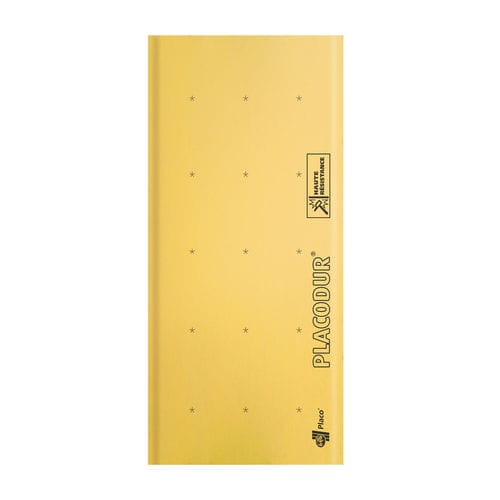 Hochbeständig-Gipsplatte - PLACODUR&reg; BA 18 - Placoplatre - verstärkt / rechteckig / Euroklasse A2