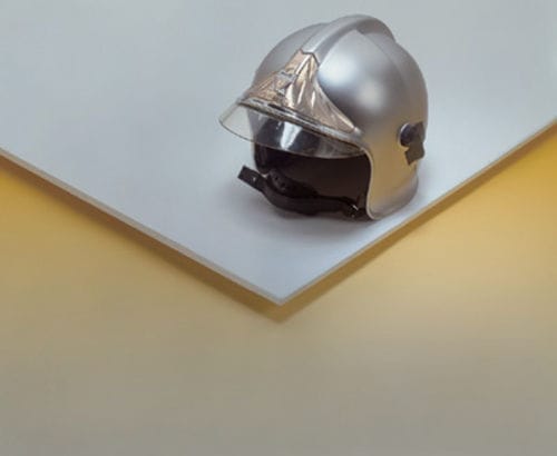 Verstärkte Gipsplatte - GLASROC&reg; F 13 - Placoplatre - rechteckig / feuerfest / Euroklasse A1