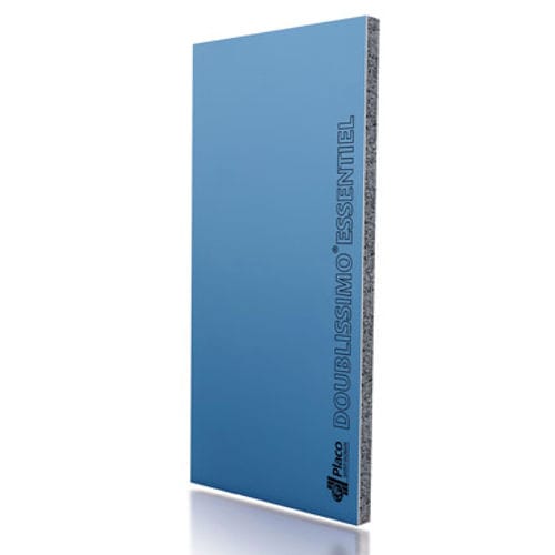 Hochleistungsfähiger Wärmedämmungskomplex - DOUBLISSIMO&reg; ESSENTIEL 1.30 13+40 - Placoplatre - Kern aus PE-Schaum / Deckschicht aus Gipskartonplatte / Innenbereich