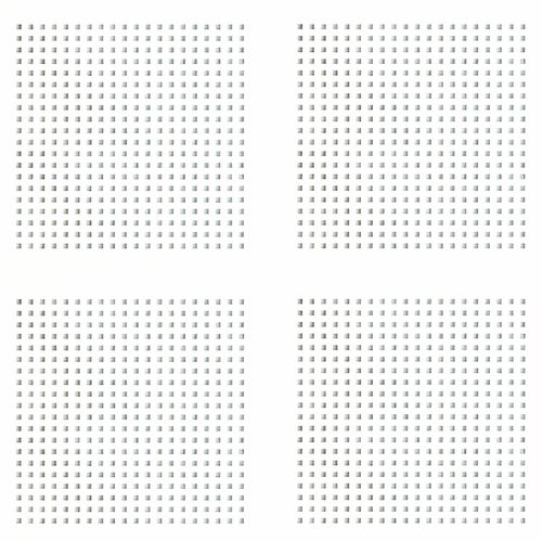 Akustik-Gipsplatte - GYPTONE® ACTIV'AIR® QUATTRO 41 - Placoplatre - perforiert / Dekor / rechteckig