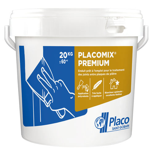 Putz zur Endbearbeitung - PLACOMIX® PREMIUM - Placoplatre - für Verfugung / für den Innenraum / für Trennwand