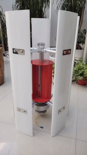 Vertikalachsen-Kleinwindkraftanlage - FSV-300A - Zhejiang WinPower Energy - 5-Flügel / mit Aluminium-Rotorblätter / für Straßenbeleuchtung