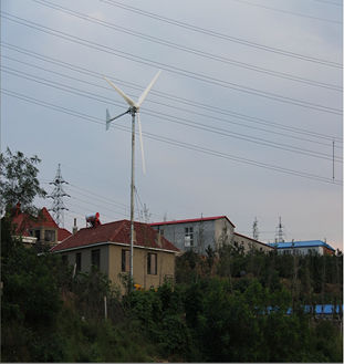 Horizontalachsen-Kleinwindkraftanlage - FS-3kW - Zhejiang WinPower Energy - Dreiblatt / freistehender Mast