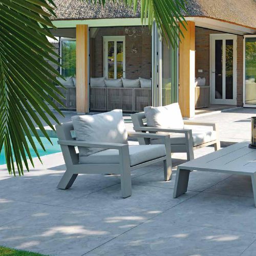 Moderner Sessel - VIKING - BOREK parasols | outdoorfurniture - Sunbrella® / Aluminium / mit abnehmbarem Kissen