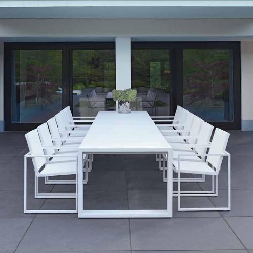 Moderner Stuhl - JACA - BOREK parasols | outdoorfurniture - für Garten / Textilene / Gestell aus Aluminium