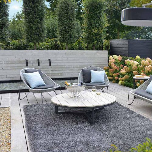 Moderner Sessel - PASTURO - BOREK parasols | outdoorfurniture - Sunbrella® / Kordel / Edelstahl