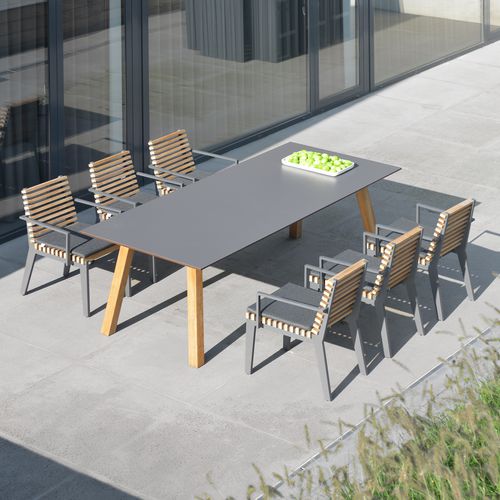 Moderner Stuhl - MERANO - BOREK parasols | outdoorfurniture - für Garten / Sunbrella® / Teakholz