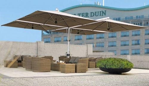 Quadratischer Sonnenschirm - QUATTRO - BOREK parasols | outdoorfurniture - Batyline® / Sunbrella® / Aluminium